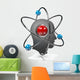 Head Atom Wall Decal