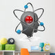 Head Atom Wall Decal