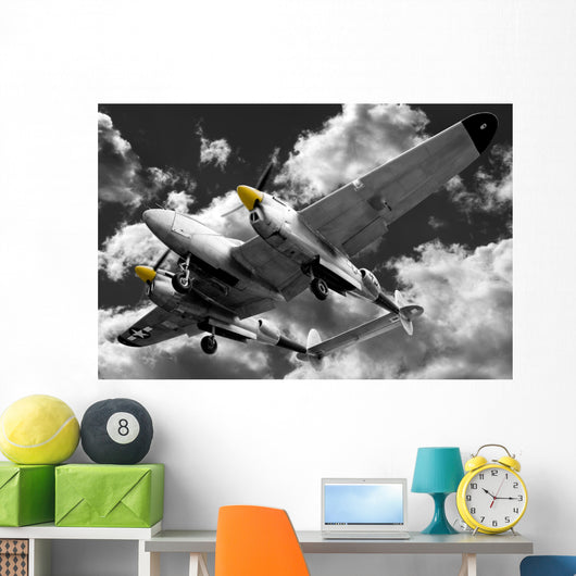 Lockheed P-38 Lightning Wall Mural