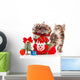 Happy Holidays kitten Wall Decal