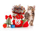 Happy Holidays kitten Wall Decal
