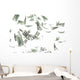 3d money falling Wall Mural