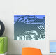 Circuit Board Pattern Wall Mural