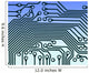 Circuit Board Pattern Wall Mural