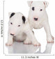 Bull Terrier Puppies Wall Decal