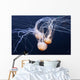 Three Swimming Ocean Jellyfish Wall Decal