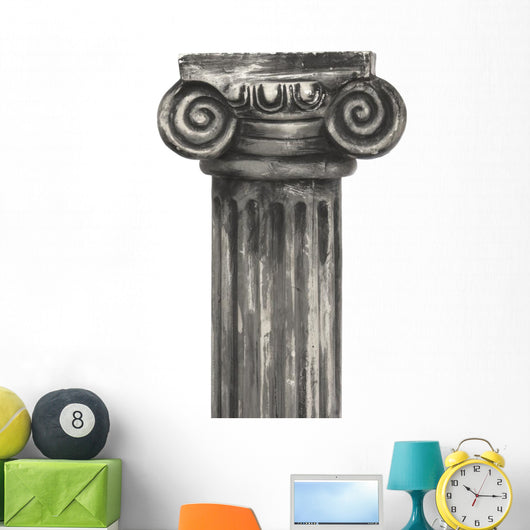 Column White Wall Mural