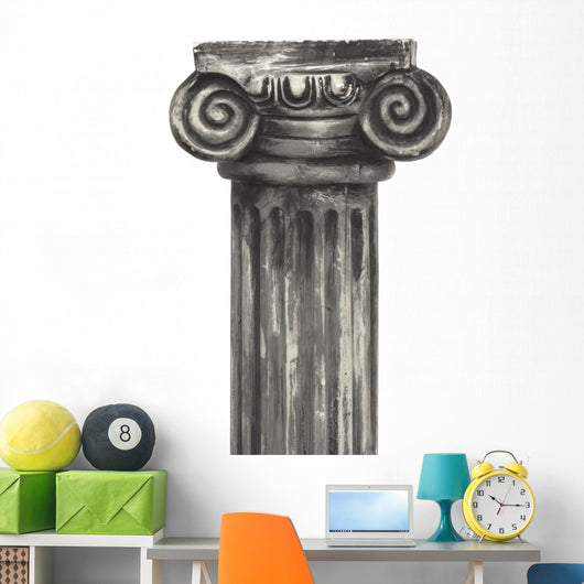 Column White Wall Mural
