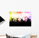 People dancing silhouettes Wall Mural