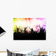 People dancing silhouettes Wall Mural