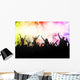 People dancing silhouettes Wall Mural