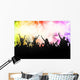 People dancing silhouettes Wall Mural