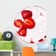 Strawberry dessert Wall Decal