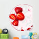 Strawberry dessert Wall Decal