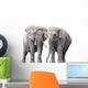 Pair Elephants White
