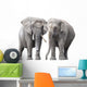 Pair Elephants White