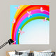 Rainbow Sky with Butterfly
