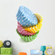 Pile dotted cupcakes Wall Decal
