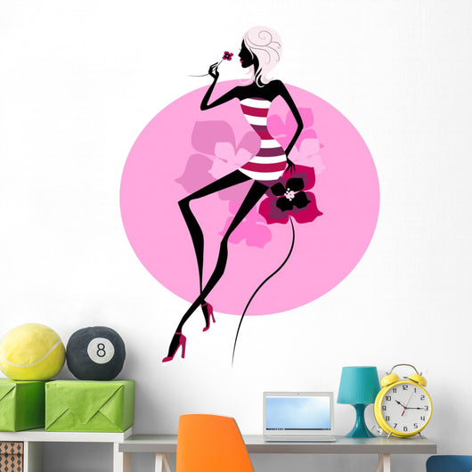 Fashion Girl Wall Decal