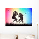 Children Silhouettes Wall Decal