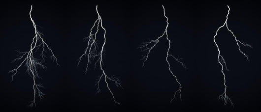 Lightning bolt Wall Mural