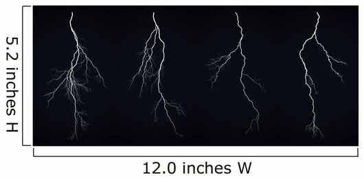 Lightning bolt Wall Mural