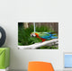 An Image of a Colorful Parrot Wall Mural
