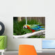 An Image of a Colorful Parrot Wall Mural