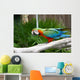 An Image of a Colorful Parrot Wall Mural