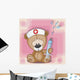 Teddy Bear nurse Wall Mural