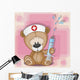 Teddy Bear nurse Wall Mural