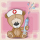 Teddy Bear nurse Wall Mural