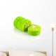 delicious pandan and vanilla cake roll Wall Decal
