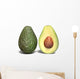 half whole avocado Wall Decal