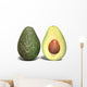 half whole avocado Wall Decal