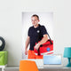 Rescuer going to help patient Wall Mural