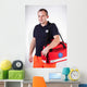 Rescuer going to help patient Wall Mural