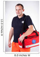 Rescuer going to help patient Wall Mural