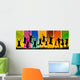 jumping young people Wall Mural