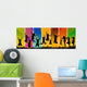jumping young people Wall Mural