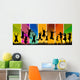 jumping young people Wall Mural