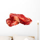 Ribeye steaks isolated on white background Wall Decal