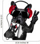 Dj French Bulldog Wall Decal