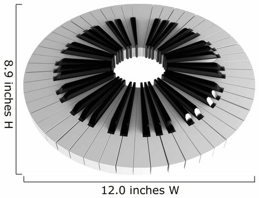 Piano Keys Musical Wall Decal