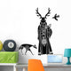 Druid Wolf Wall Decal Sticker Set