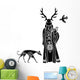 Druid Wolf Wall Decal Sticker Set