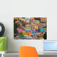 colorful buildings in Mexico Wall Mural