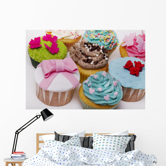  original and creative cupcake designs Wall Mural