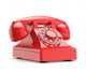 retro (vintage) red phone Wall Decal
