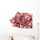 chopped pork beef in pieces Wall Decal